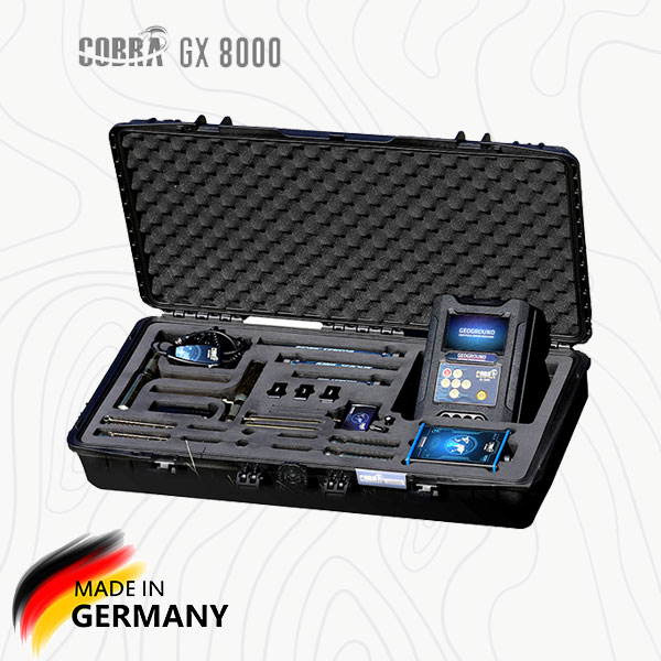 德国GERMANY公司眼镜蛇GX 8000远程搜索扫描金属定位仪